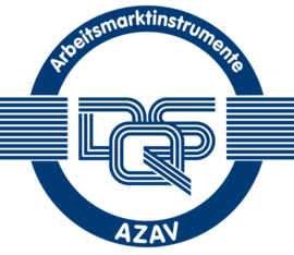 Logo DQS für AZAV-zertifiziert