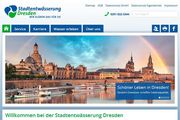 Stadtentwässerung Dresden Screenshot Webseite