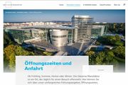 DIE GLÄSERNE MANUFAKTUR Dresden Screenshot Webseite