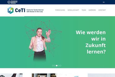 Centre for Tactile Internet der TU Dresden - Webseite 0/2021